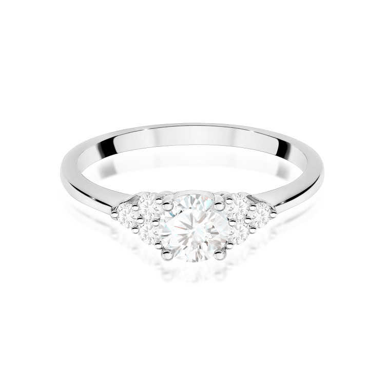 Pierścionek PV-181 Diament laboratoryjny 0,68ct białe złoto