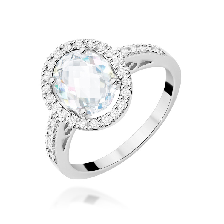 Pierścionek PV-238 Diament Laboratoryjny 1,90ct białe złoto