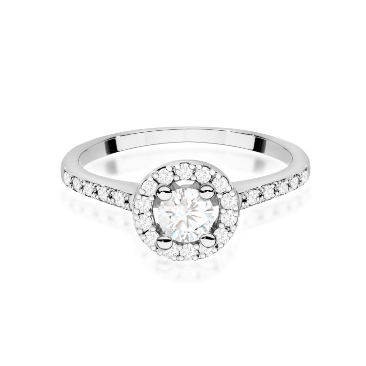 Pierścionek PV-304 Diament Laboratoryjny 0,52ct białe złoto