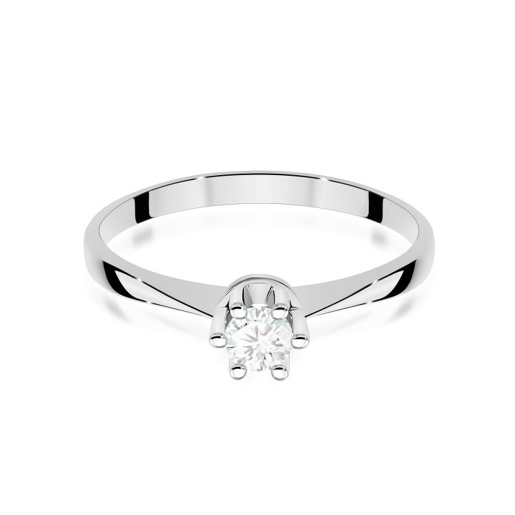 Pierścionek W0036 Diament Laboratoryjny 0,25ct białe złoto