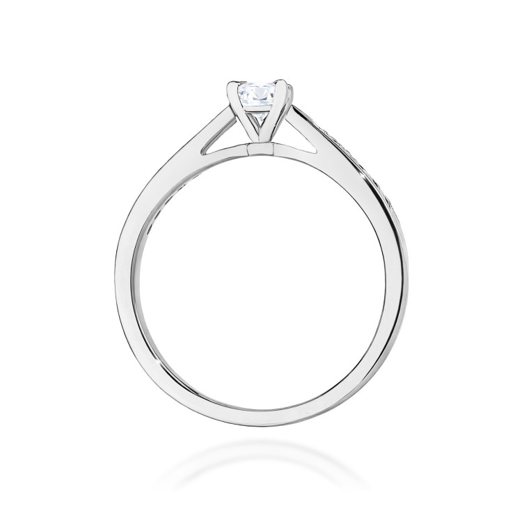 Pierścionek W0052 Diament Laboratoryjny 0,36ct białe złoto