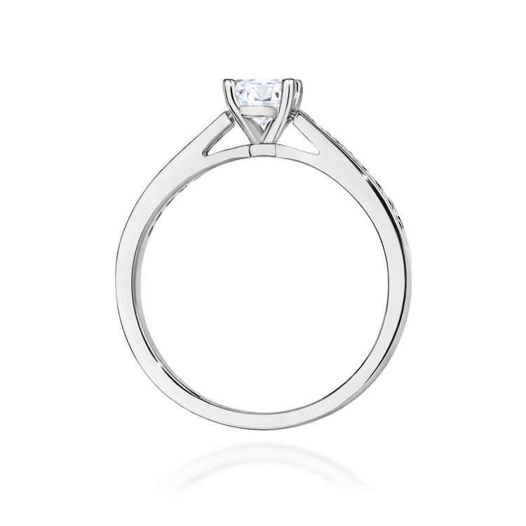 Pierścionek W0052 Diament 0,50ct białe złoto