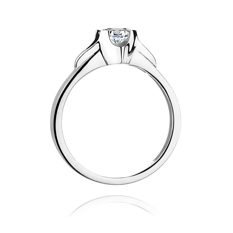 Pierścionek W0155 Diament 0,25ct białe złoto
