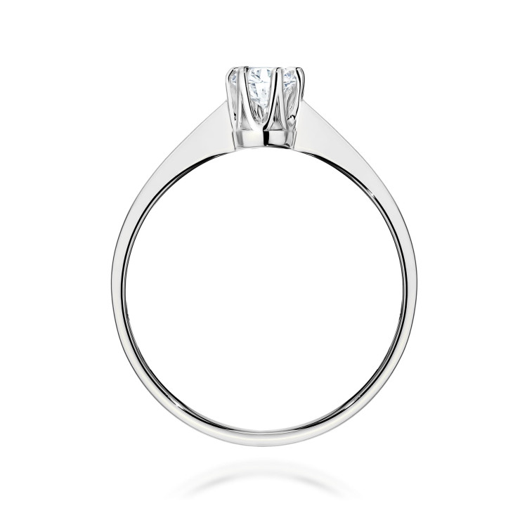 Pierścionek W0220 Diament 0,20ct białe złoto