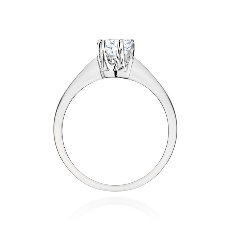 Pierścionek W0220B Diament Laboratoryjny 0,25ct białe złoto