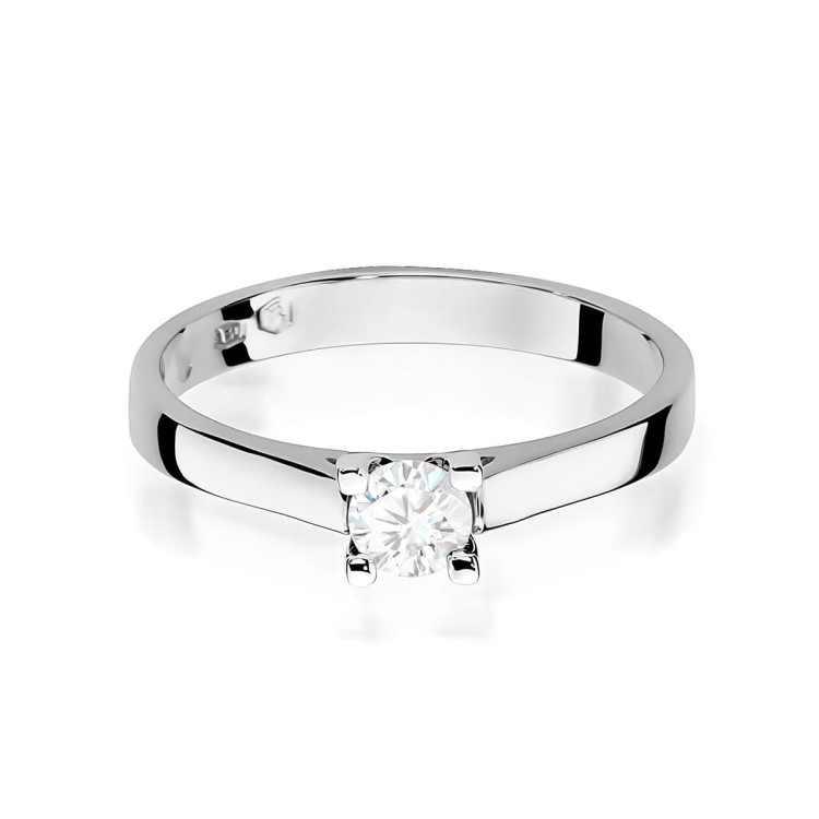 Pierścionek W0221B Diament 0,25ct białe złoto