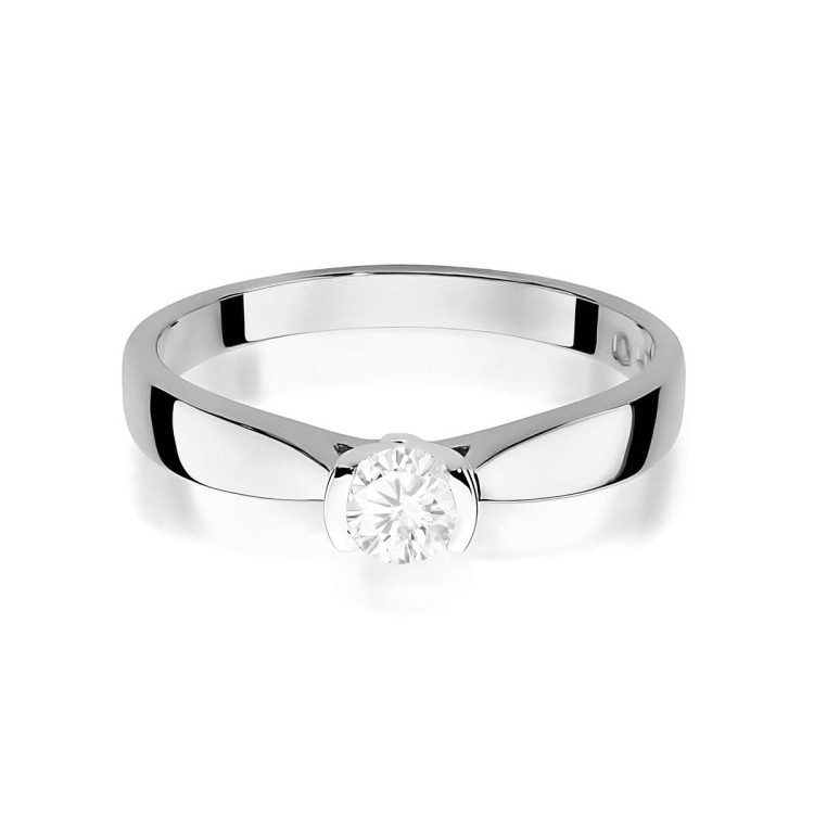 Pierścionek W0223B Diament Laboratoryjny 0,30ct białe złoto