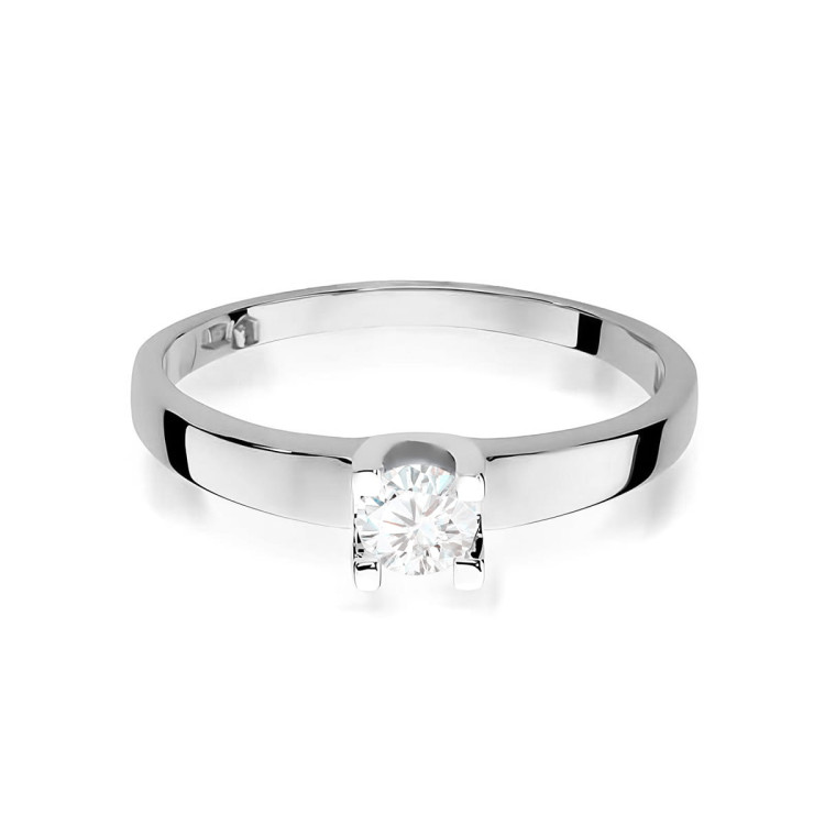 Pierścionek W0225B Diament Laboratoryjny 0,25ct białe złoto