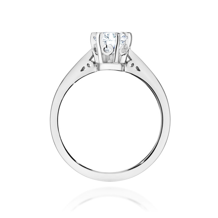 Pierścionek W0234 Diament 1,00ct białe złoto