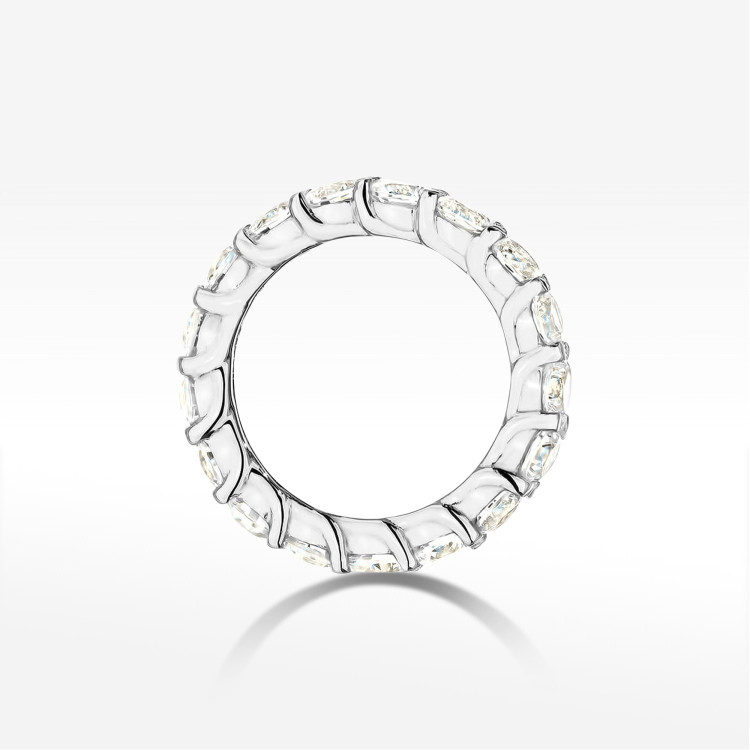 Pierścionek z diamentami laboratoryjnymi 3.20ct białe złoto W0516