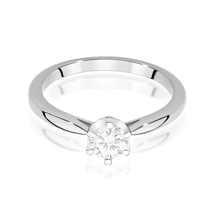 Pierścionek Diament Laboratoryjny 0,46ct białe złoto W0539