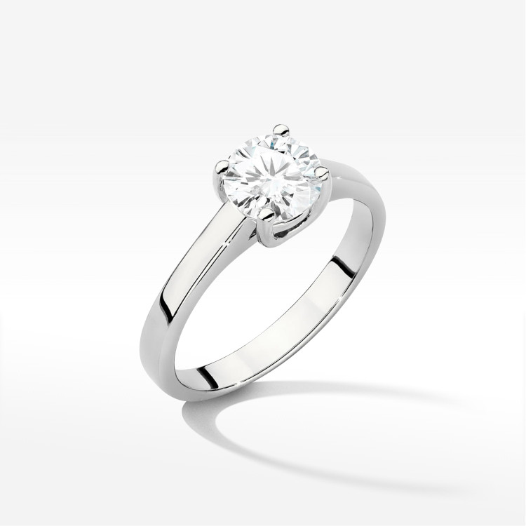 Pierścionek W0544 Diament Laboratoryjny 1,00ct białe złoto