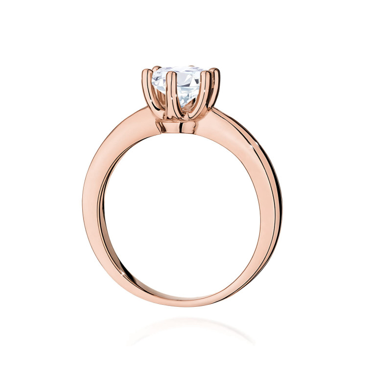 Pierścionek W0563 Diament 0,70ct różowe złoto