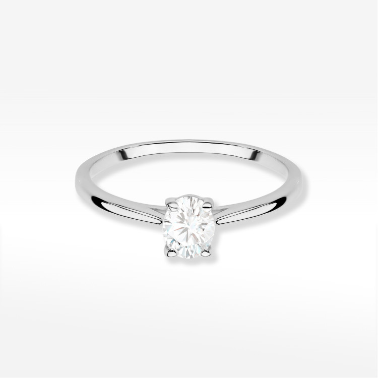 Pierścionek W0581 Diament Laboratoryjny 0,30ct białe złoto