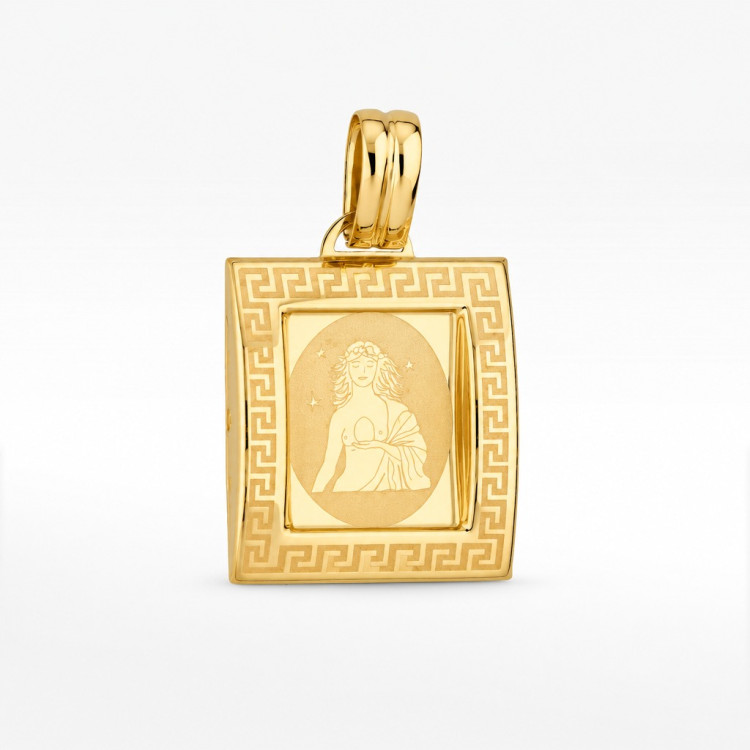 Zawieszka ze złota znak zodiaku panna
