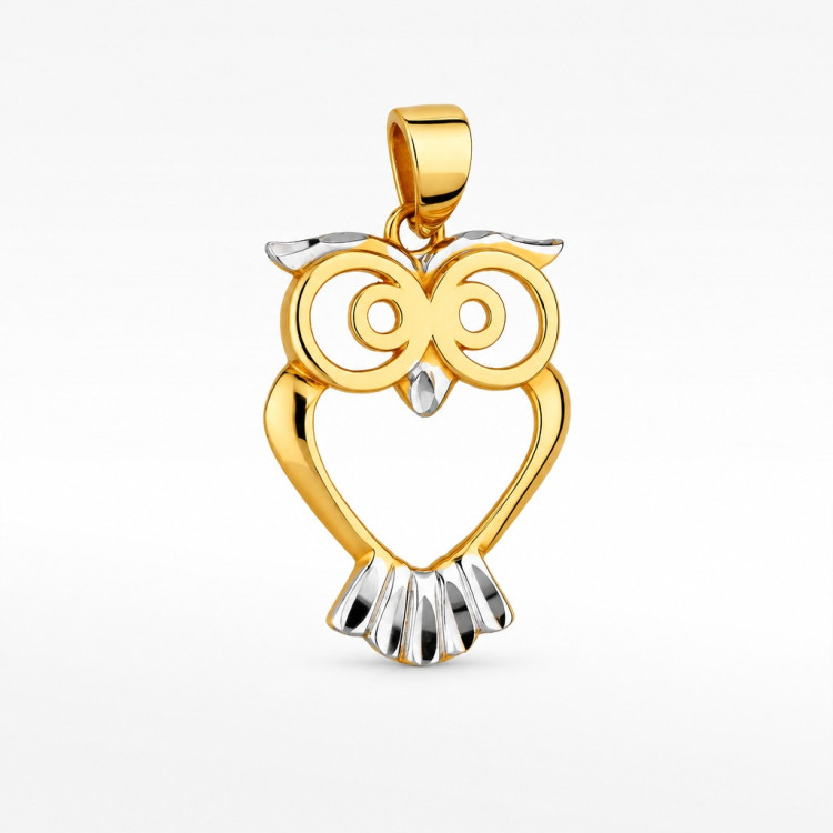 Zawieszka ze złota sowa