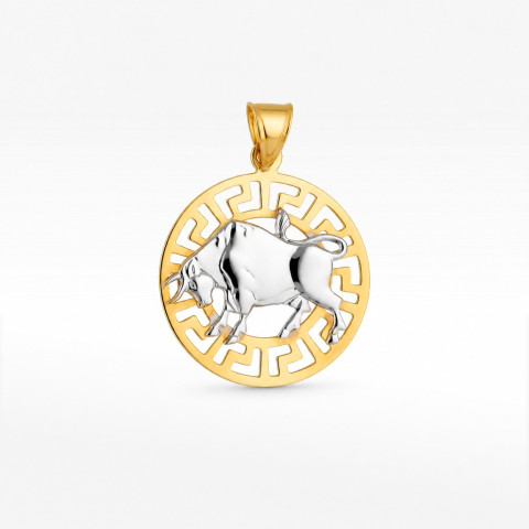 Zawieszka ze złota znak zodiaku byk