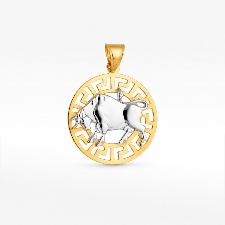 Zawieszka ze złota znak zodiaku byk
