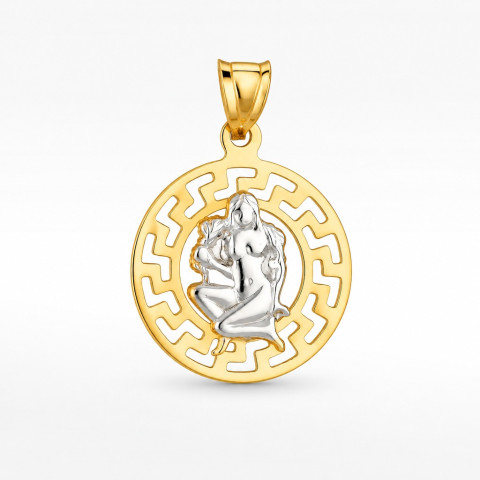 Zawieszka ze złota zodiak Panna
