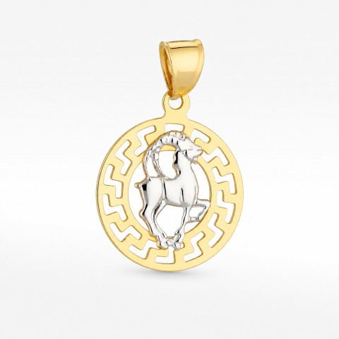Zawieszka ze złota zodiak Koziorożec