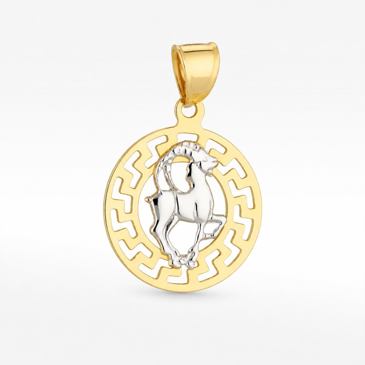 Zawieszka ze złota zodiak Koziorożec