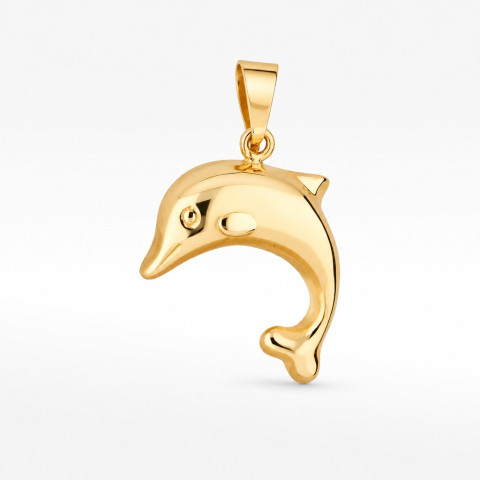 Zawieszka ze złota delfin