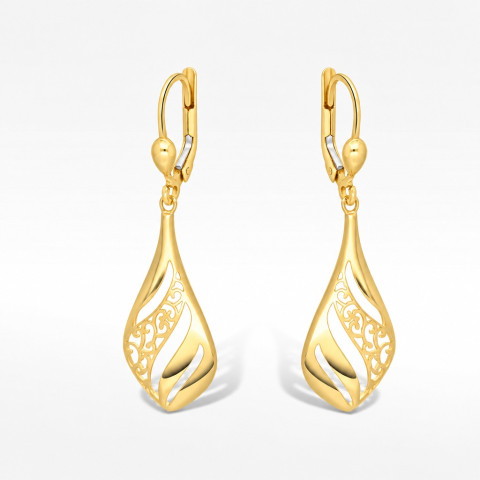 Kolczyki ze złota wiszące