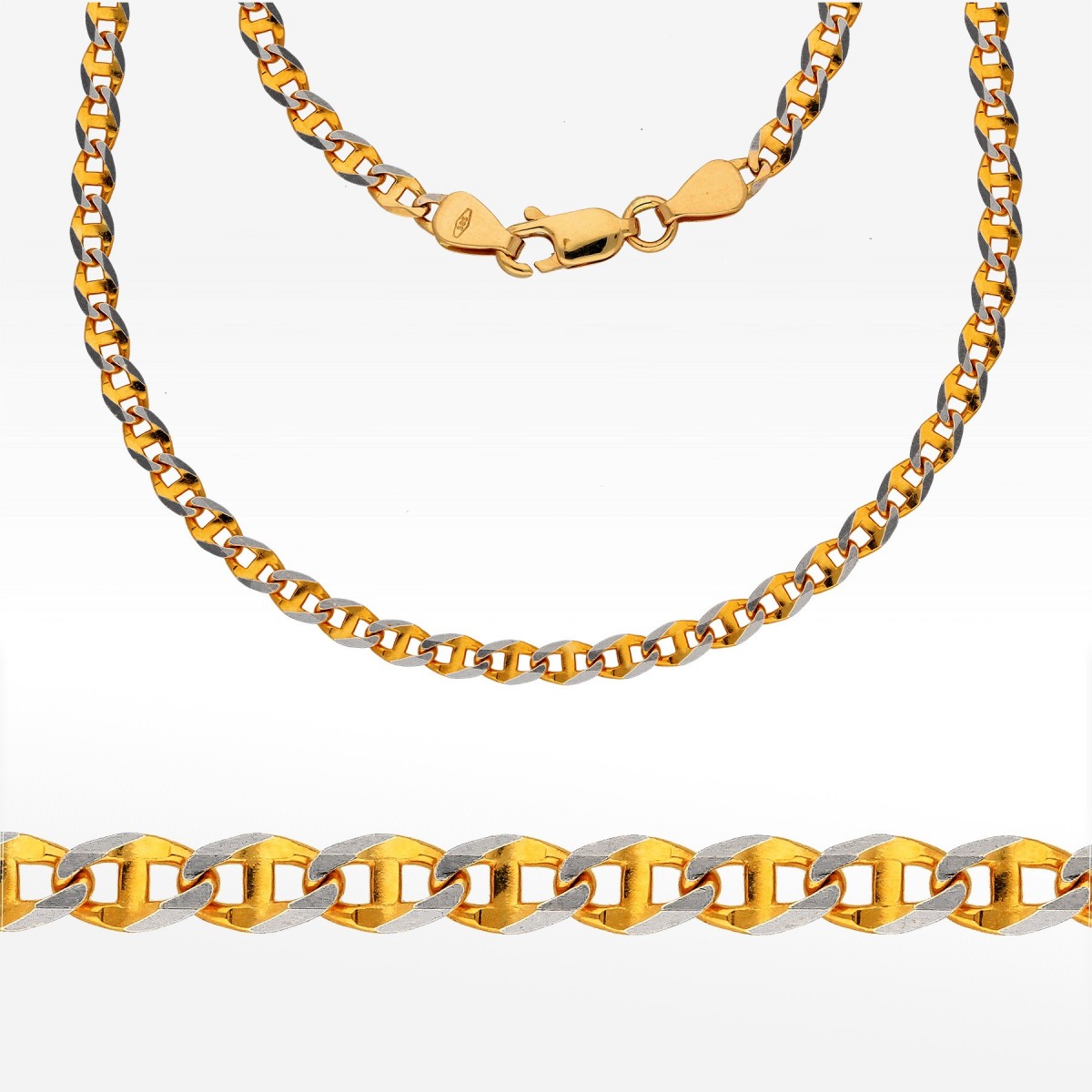 Łańcuszek ze złota 50cm Gucci pełny