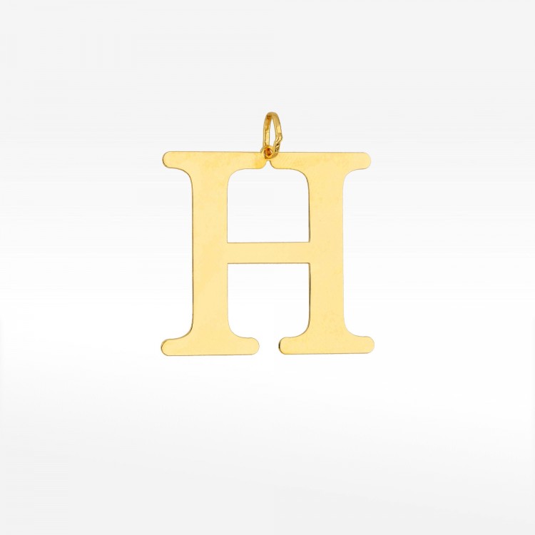 Zawieszka ze złota literka H