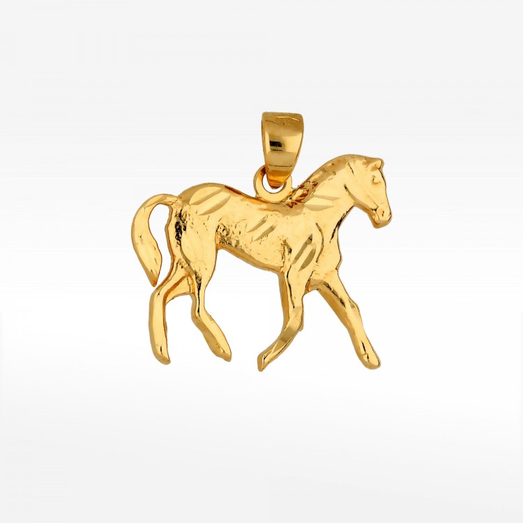 Zawieszka ze złota koń
