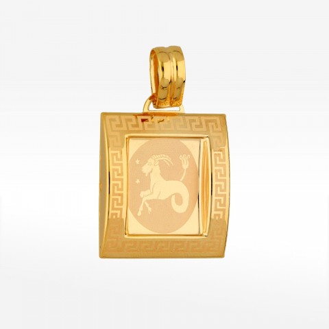 Zawieszka z złota znak zodiaku koziorożec