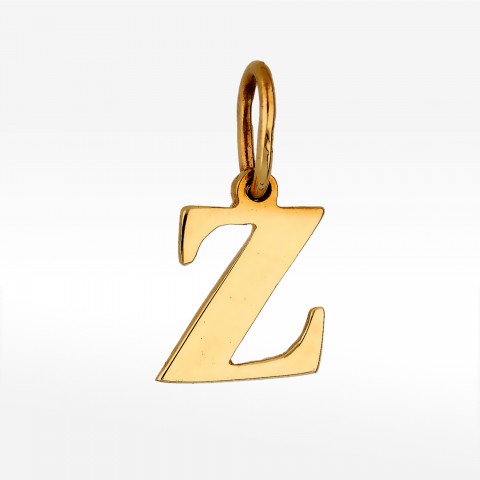 Zawieszka ze złota literka Z