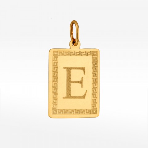 Zawieszka ze złota literka E