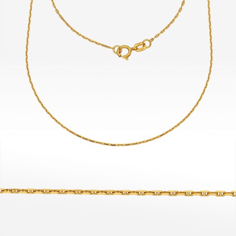 Łańciszek ze złota 50cm Gucci pełny