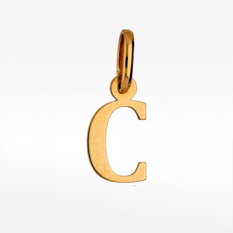 Zawieszka ze złota litera C