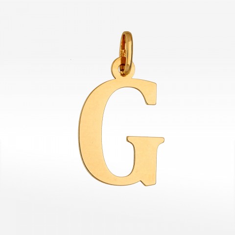 Zawieszka ze złota litera G