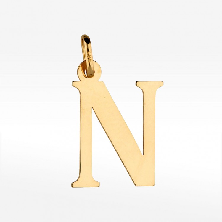 Złota literka N