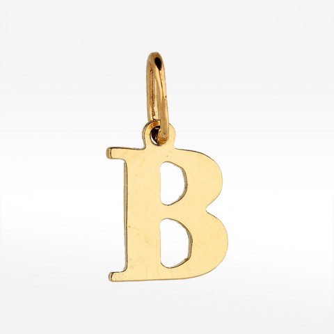 Złota literka B