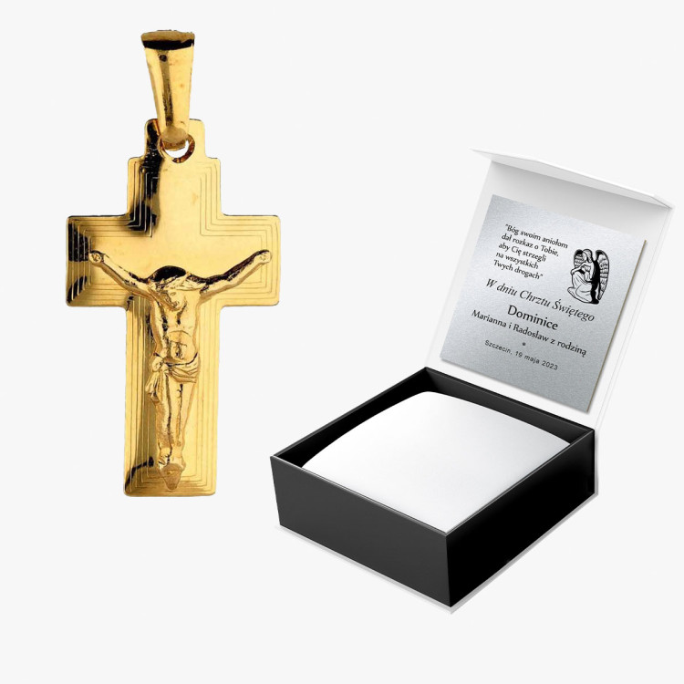 Zawieszka ze złota krzyżyk