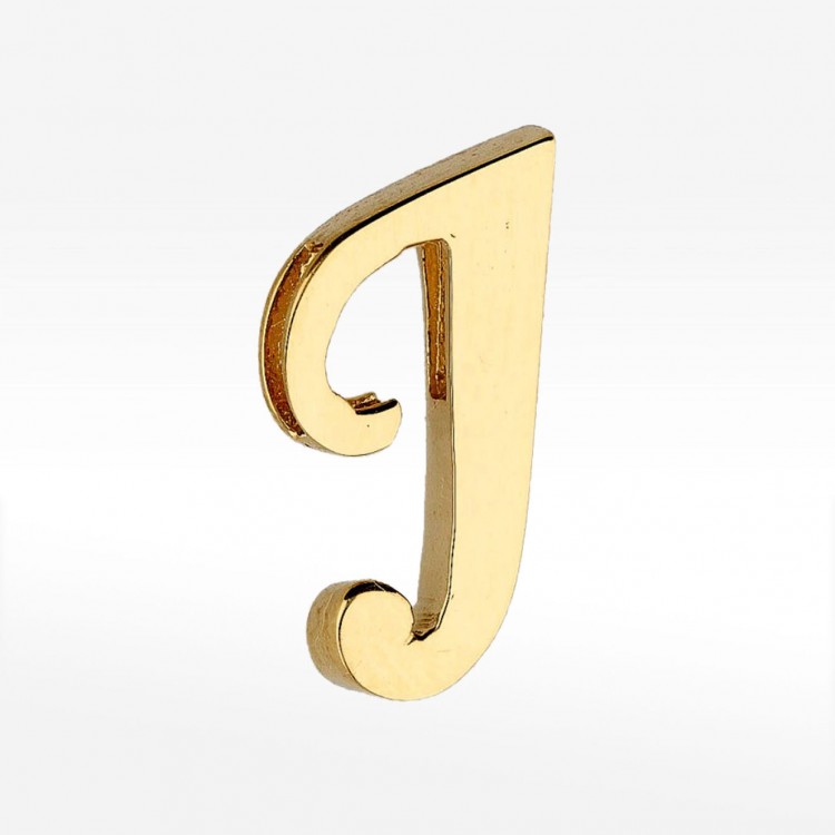 Złota literka J