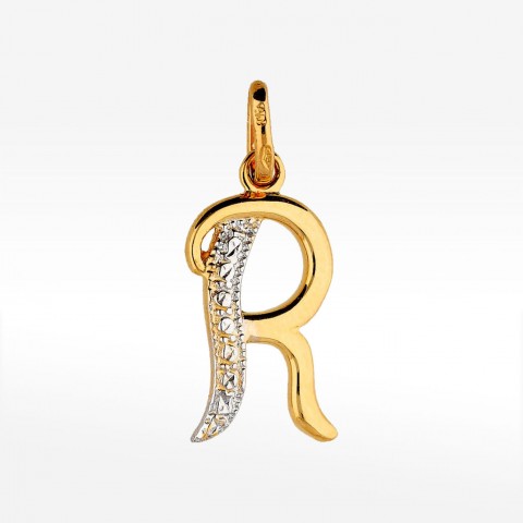 Złota literka R