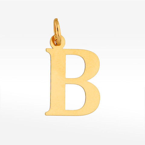 Zawieszka ze złota literka B