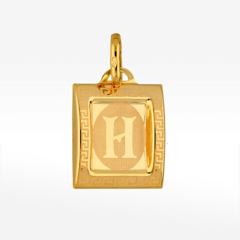 Zawieszka ze złota literka H