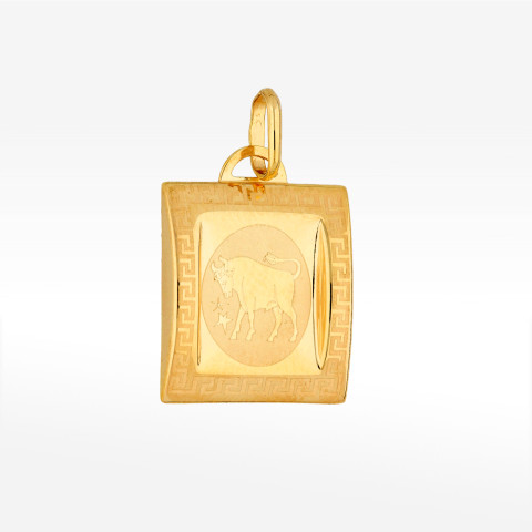 Zawieszka ze złota znak zodiaku byk