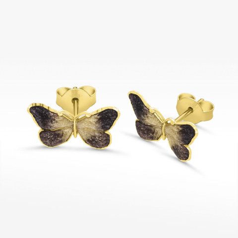 Kolczyki ze złota motyle