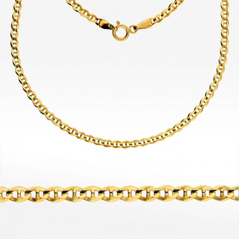 Łańcuszek ze złota 54cm splot Gucci pełny