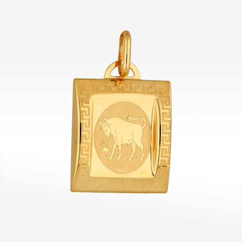 Zawieszka ze złota znak zodiaku byk