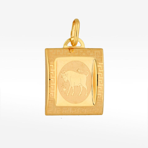 Zawieszka ze złota znak zodiaku byk