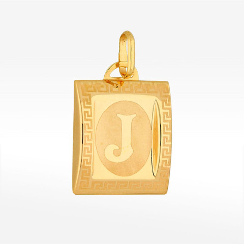 Zawieszka ze złota z literą J