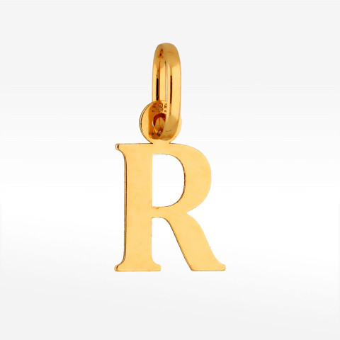 Zawieszka ze złota litera R